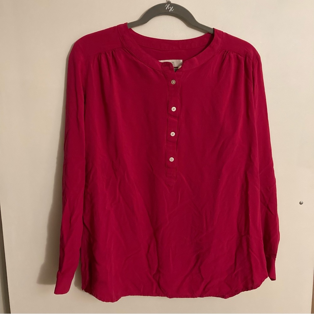 Ann Taylor LOFT 💗pink💗 blouse - M
